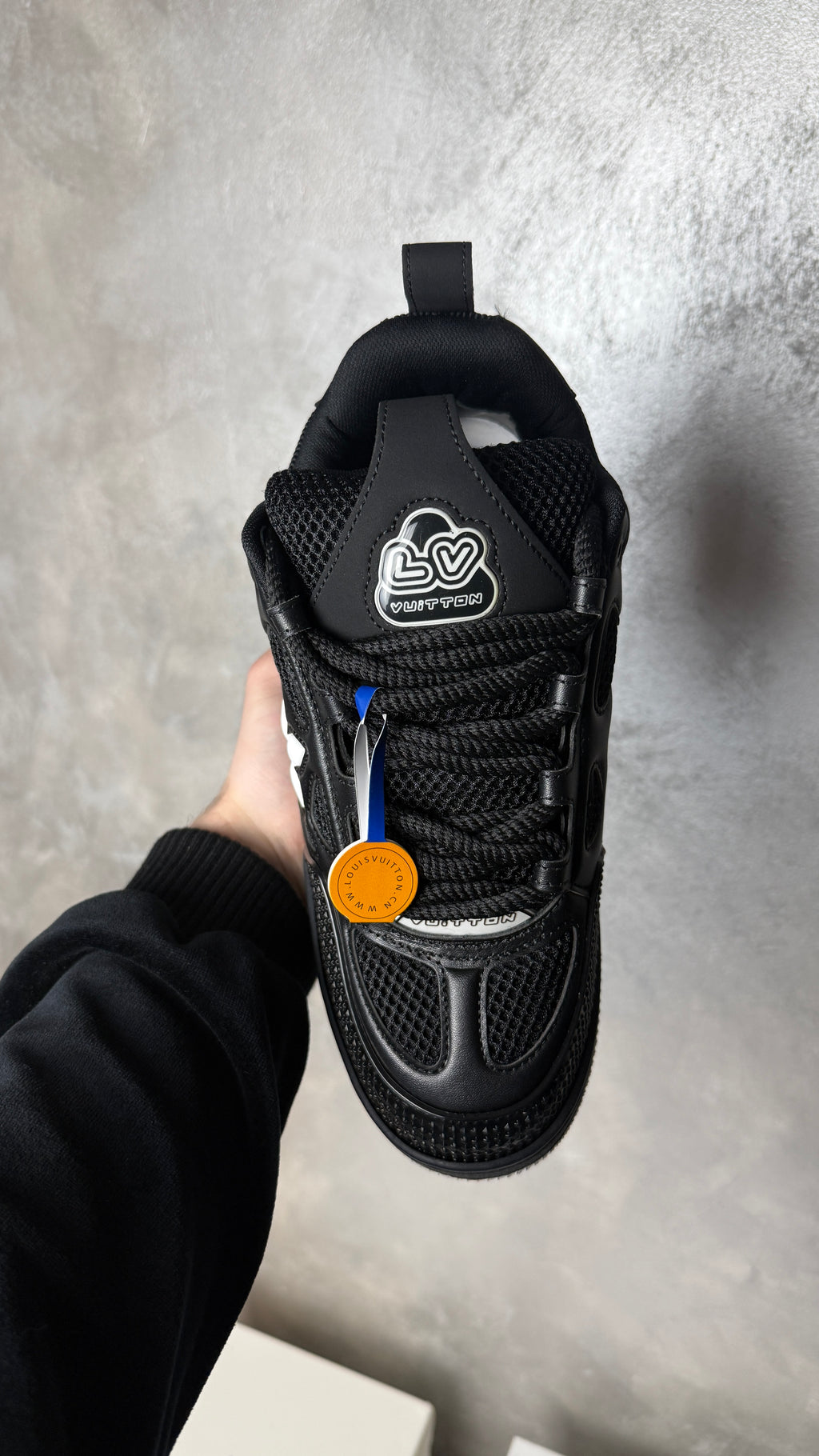 Louis Vuitton Skate Black White