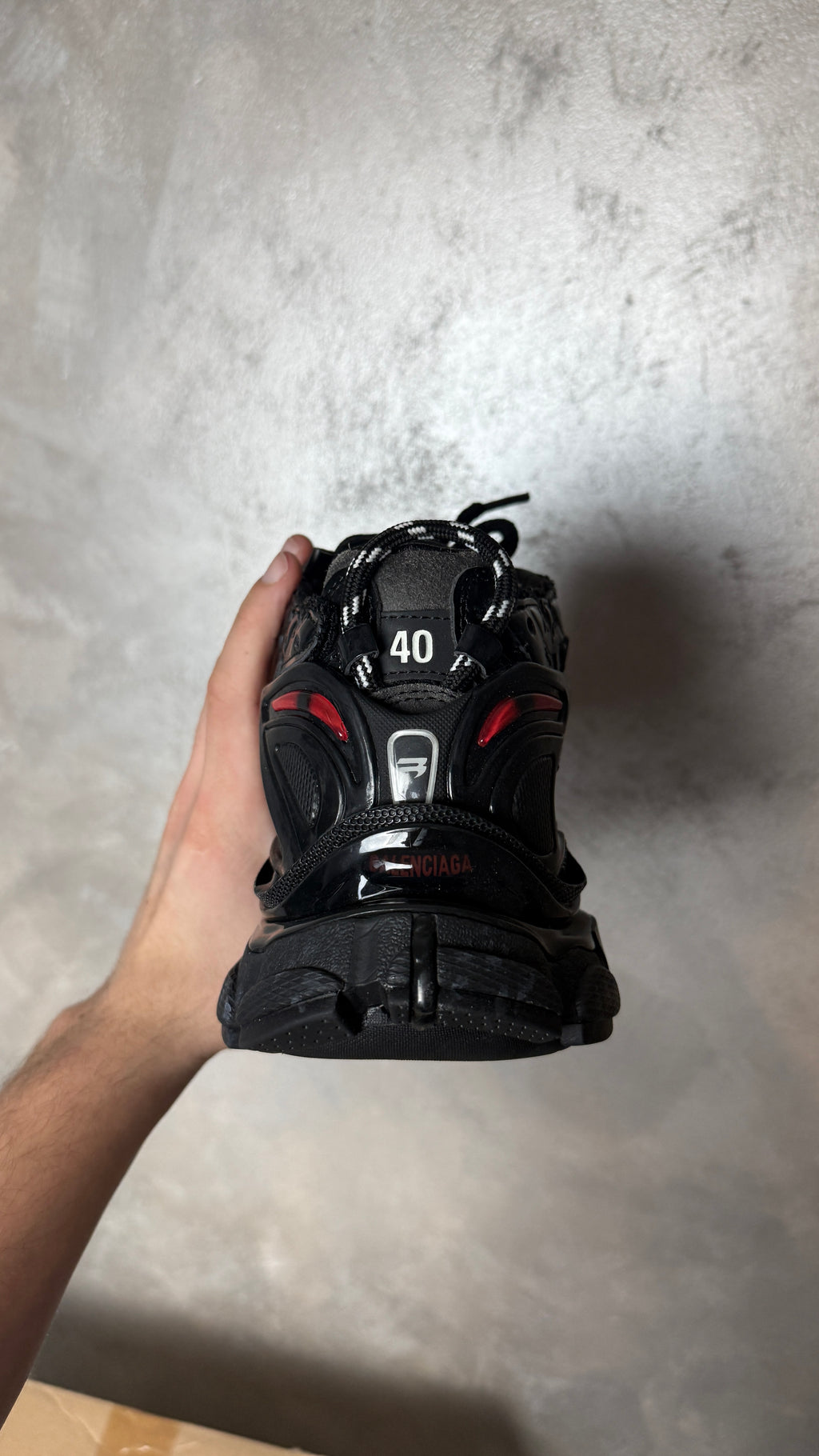 Balenciaga Runner Graffiti Black Red
