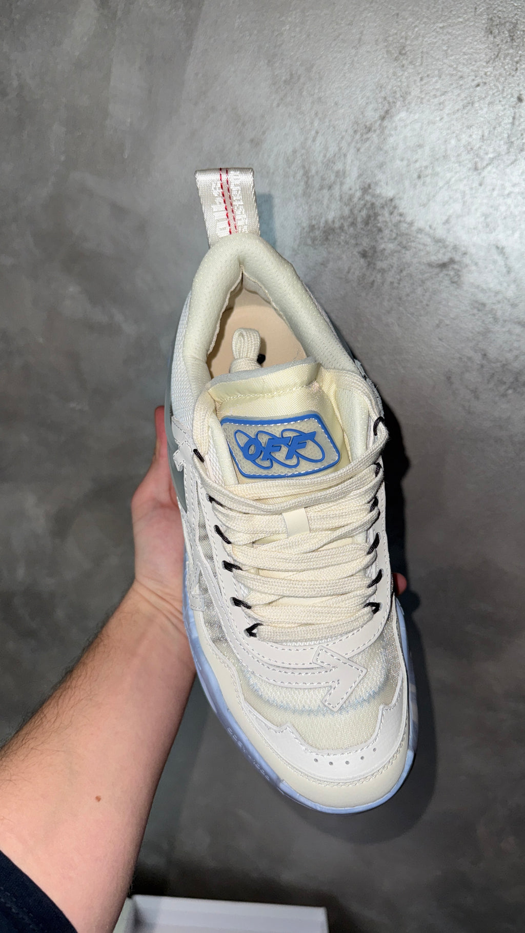 Off-White ODSY 1000 Beige Blue Marble