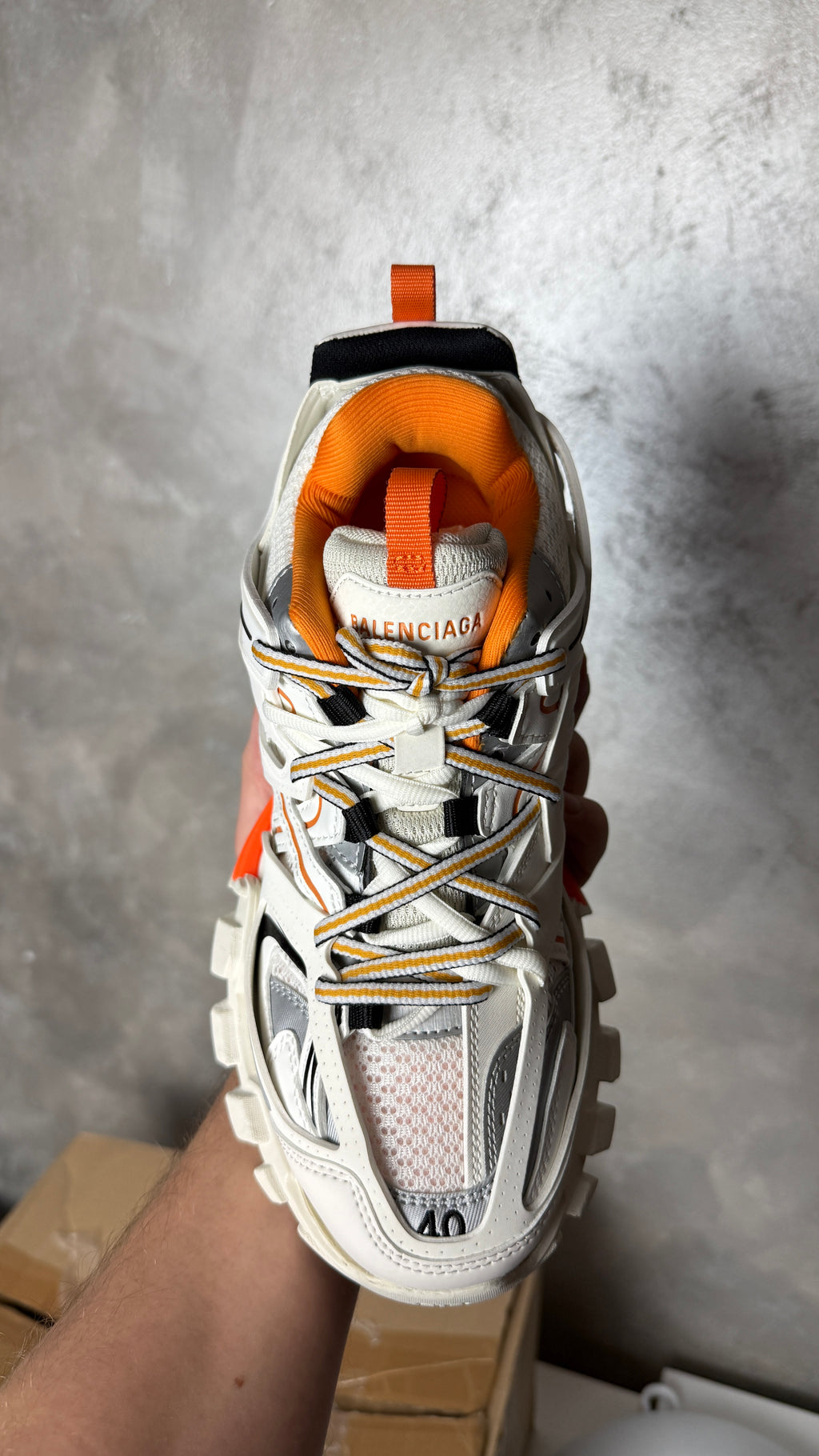 Balenciaga Track “Orange White”