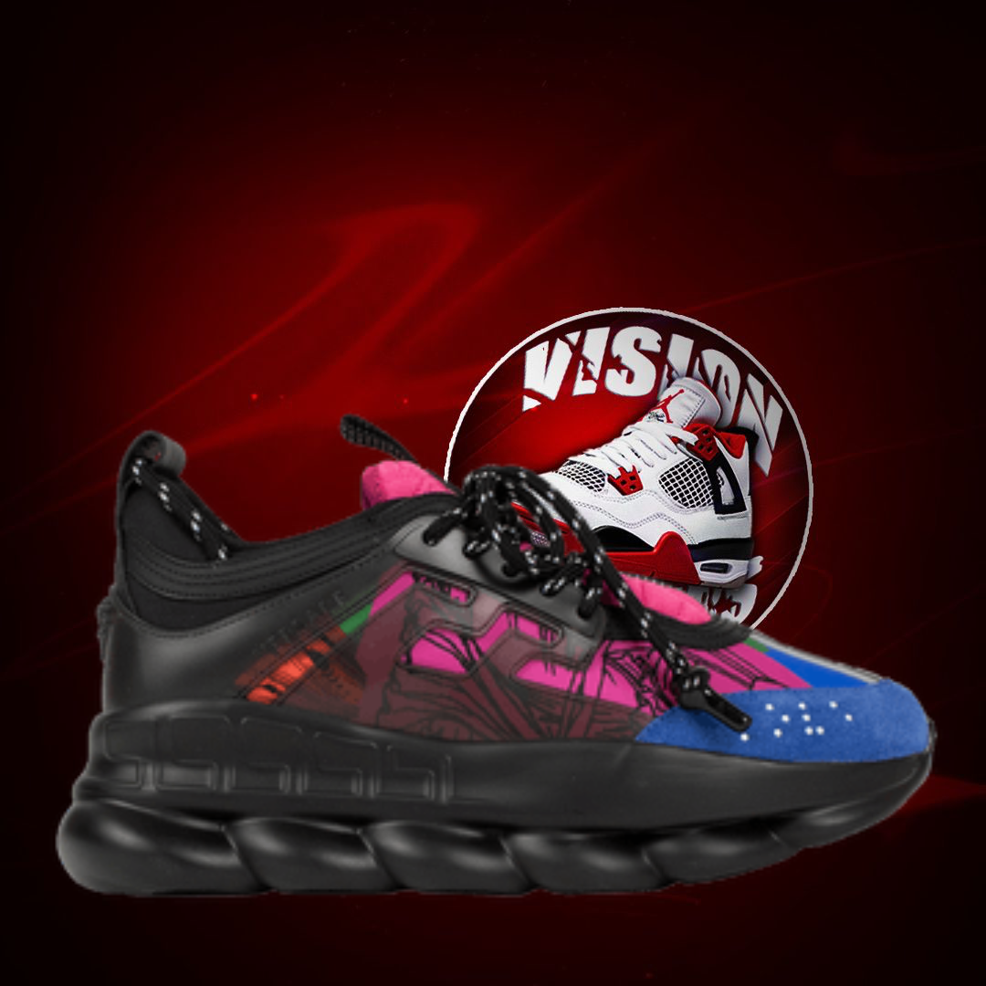 Versace Chain Reaction Black Pink