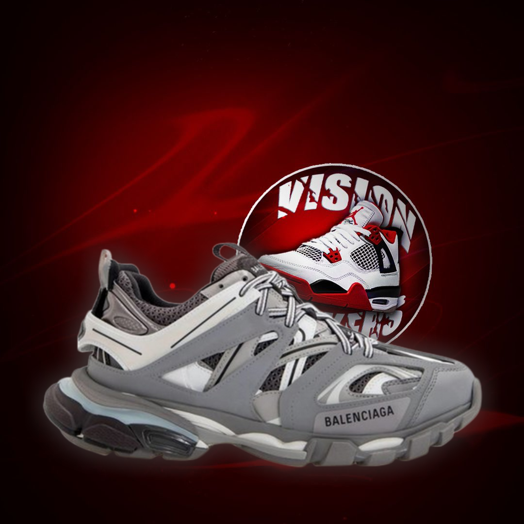 Balenciaga Track “Grey White”
