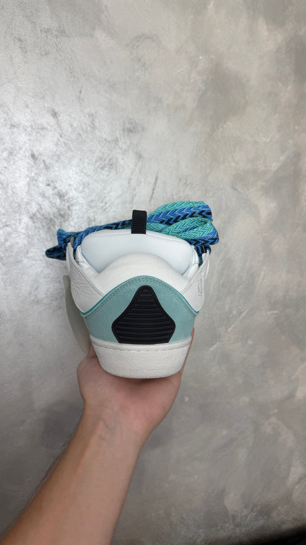 Lanvin Curb White Blue