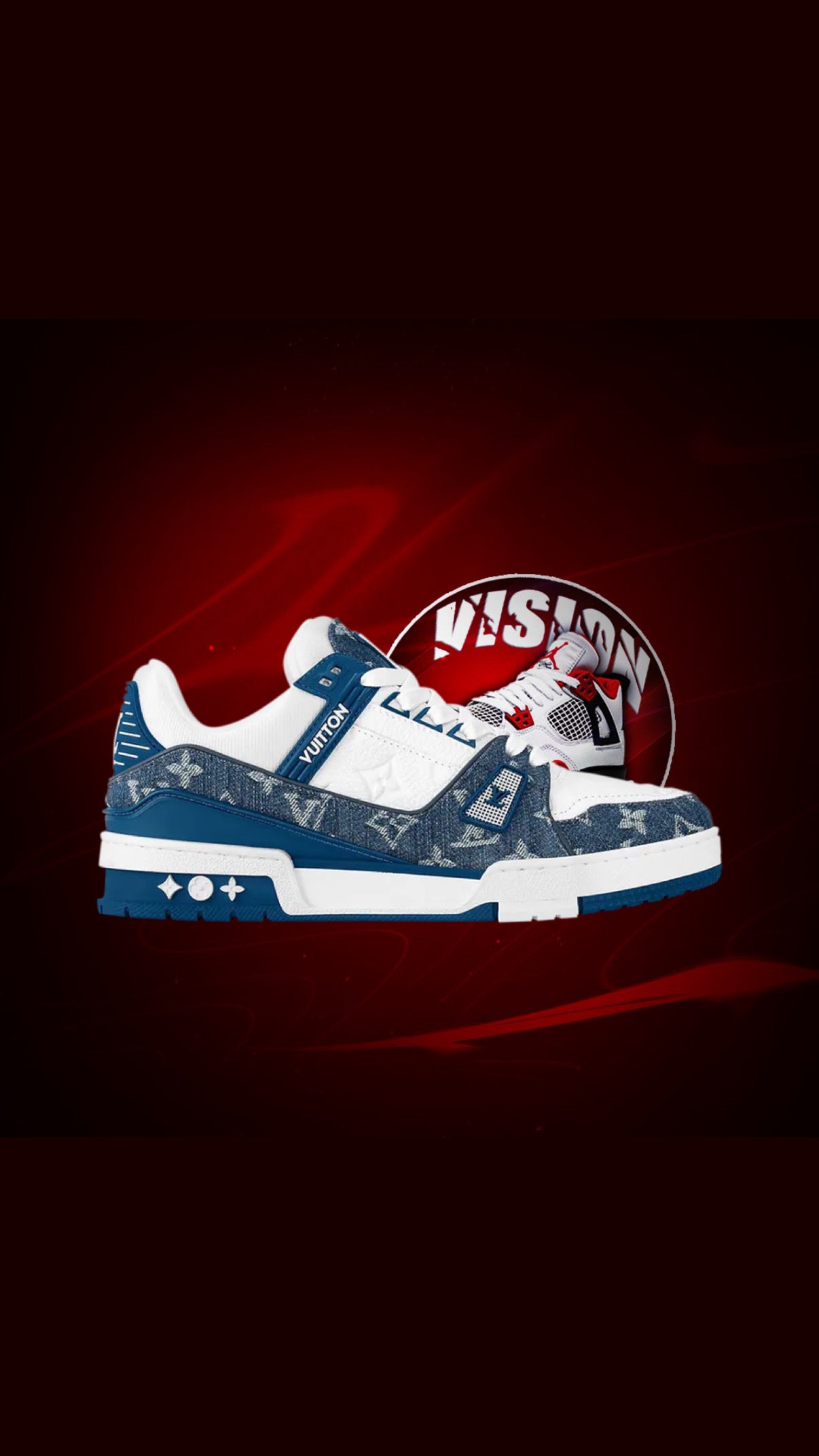 Louis Vuitton Trainer Blue