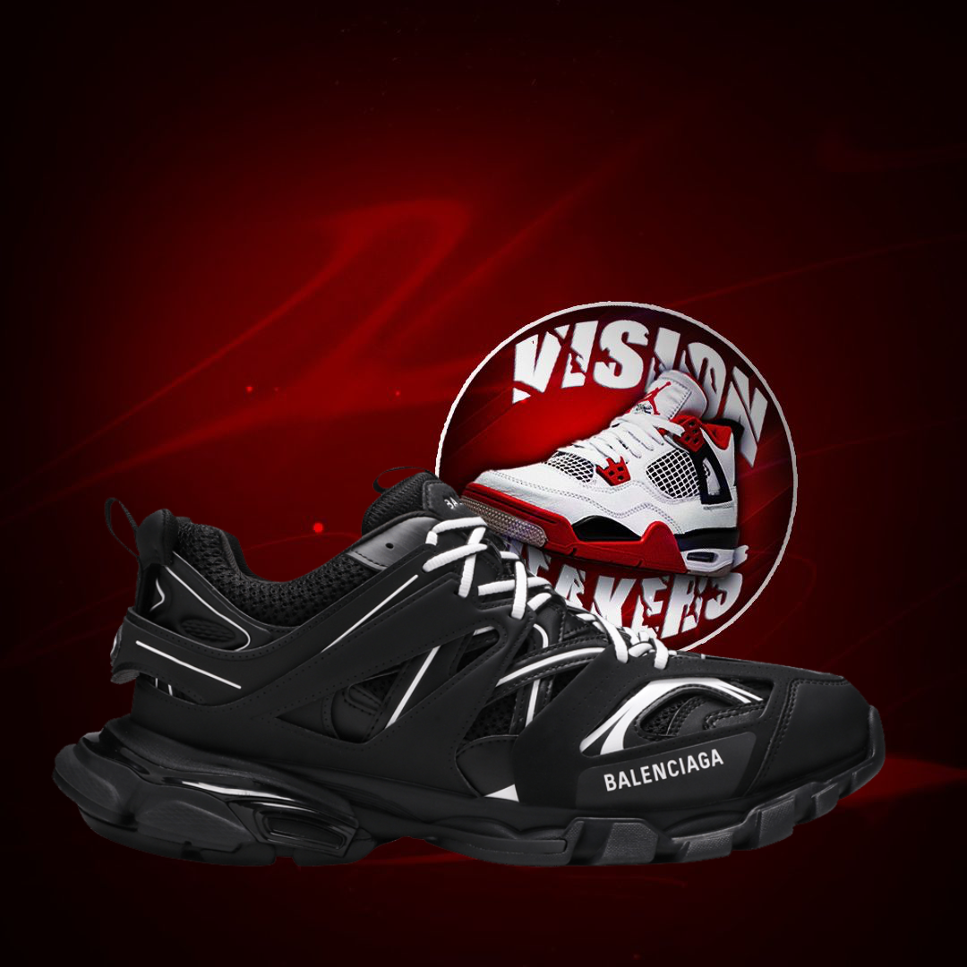 Balenciaga Track Black White