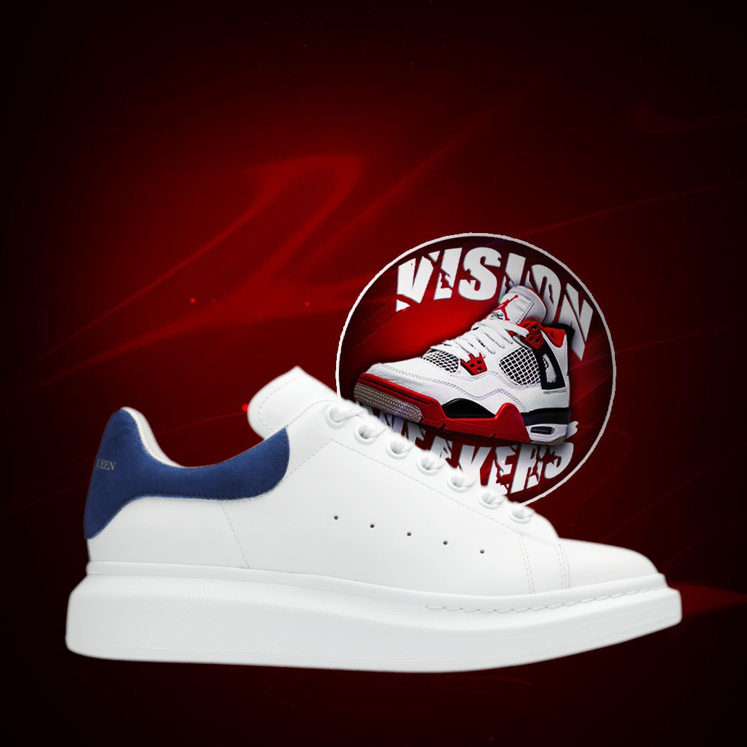 Alexander McQueen White Paris Blue 2019