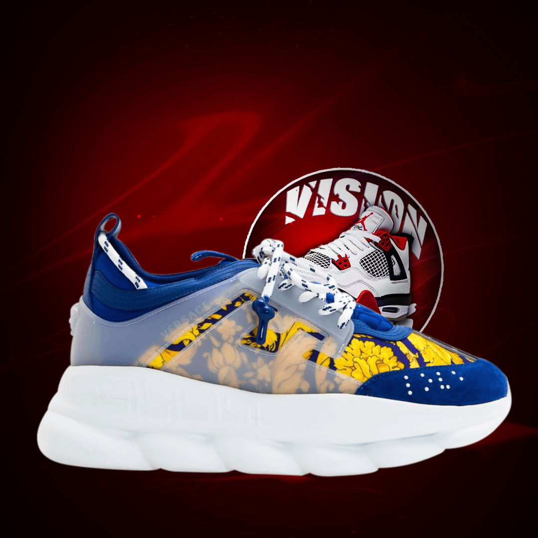 Versace Chain Reaction Bluette Gold