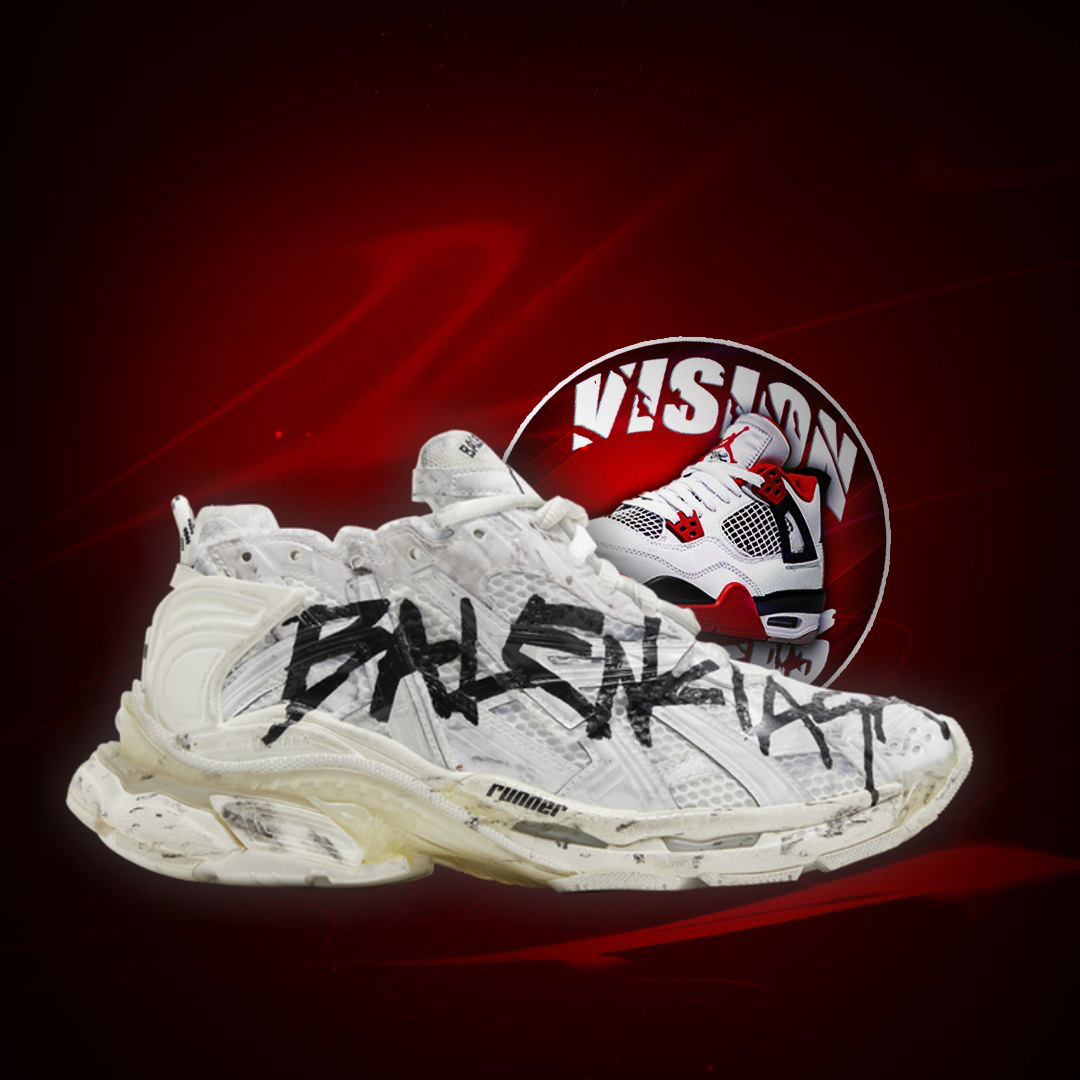 Balenciaga Runner Graffiti White Black