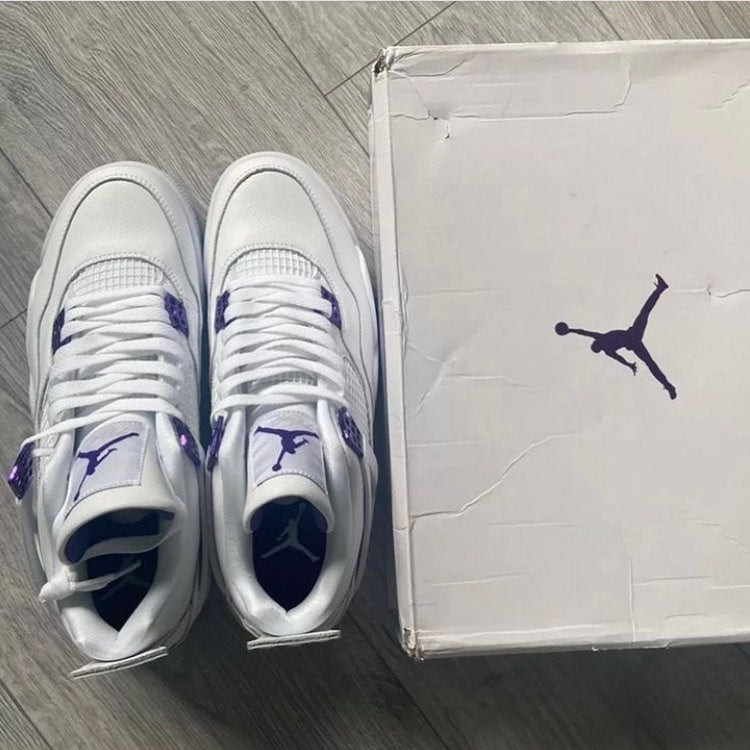 Jordan 4 Metallic Purple