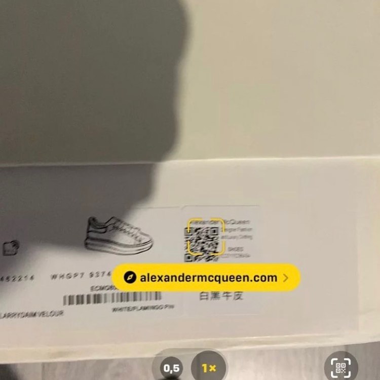 Alexander McQueen White and Black